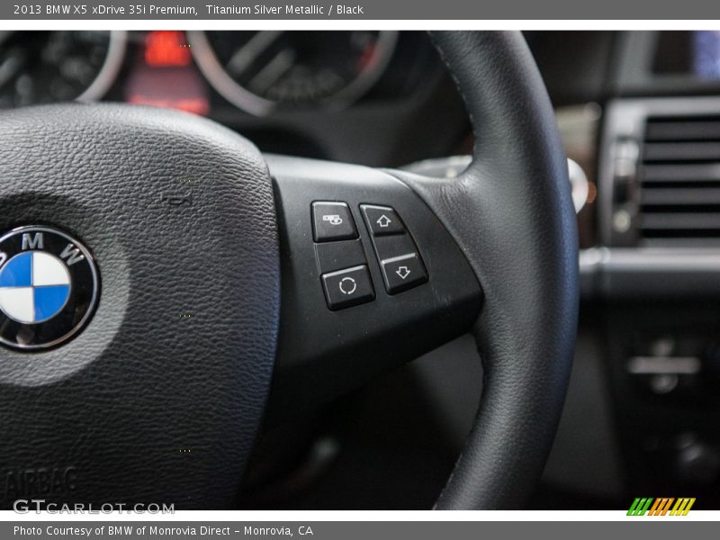 Titanium Silver Metallic / Black 2013 BMW X5 xDrive 35i Premium