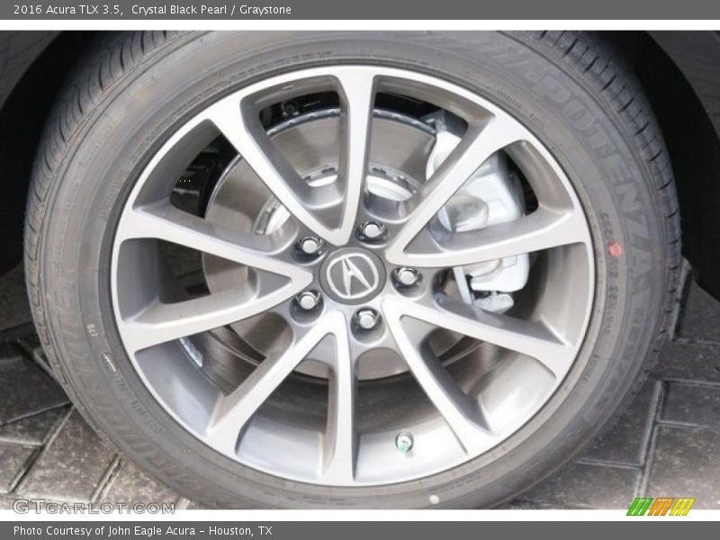 Crystal Black Pearl / Graystone 2016 Acura TLX 3.5
