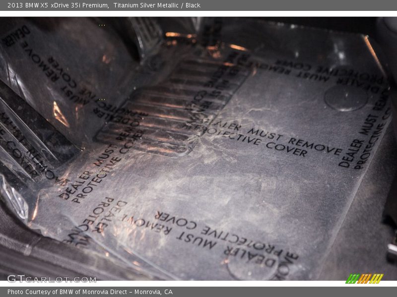 Titanium Silver Metallic / Black 2013 BMW X5 xDrive 35i Premium