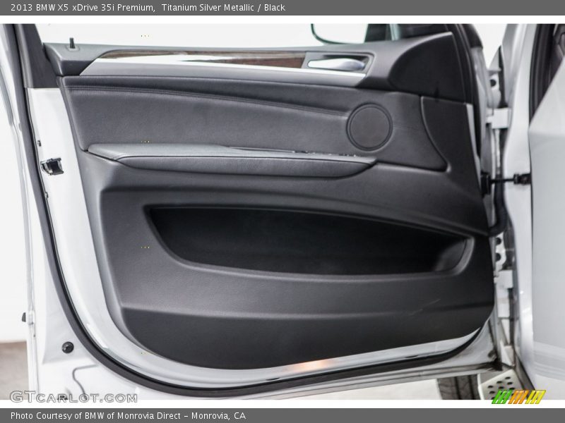 Titanium Silver Metallic / Black 2013 BMW X5 xDrive 35i Premium
