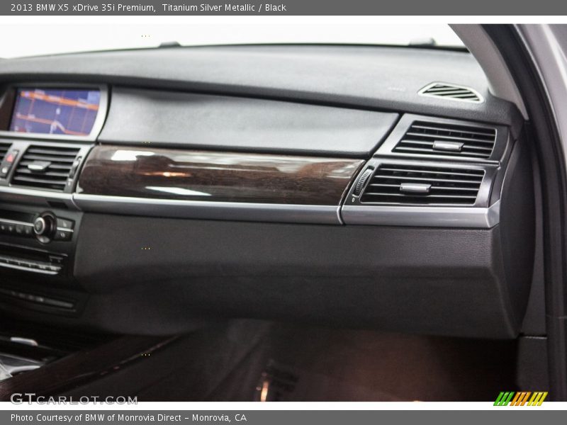 Titanium Silver Metallic / Black 2013 BMW X5 xDrive 35i Premium