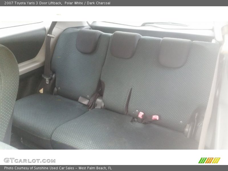 Polar White / Dark Charcoal 2007 Toyota Yaris 3 Door Liftback