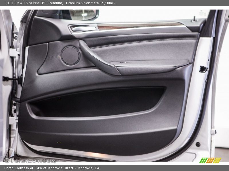 Titanium Silver Metallic / Black 2013 BMW X5 xDrive 35i Premium