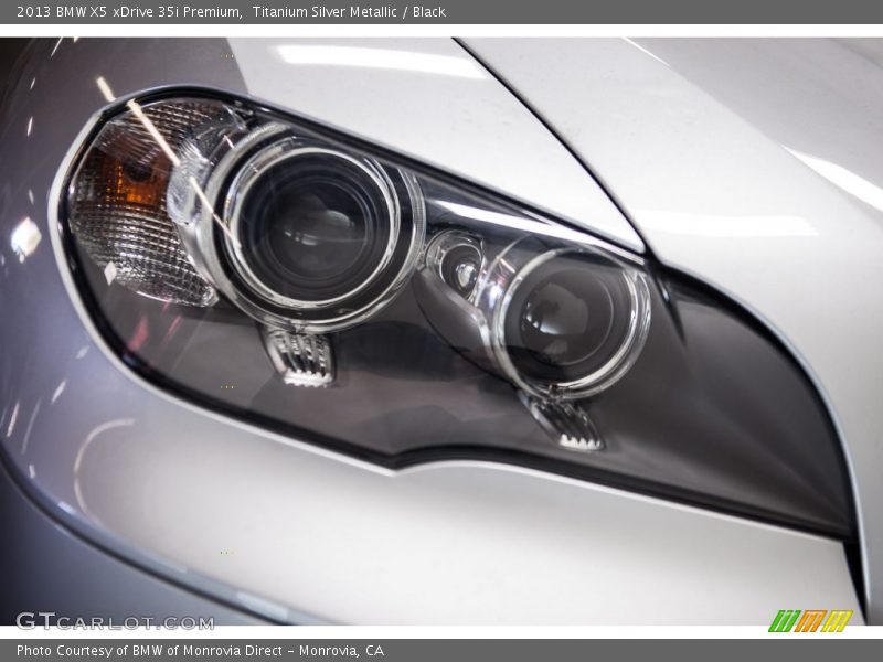 Titanium Silver Metallic / Black 2013 BMW X5 xDrive 35i Premium