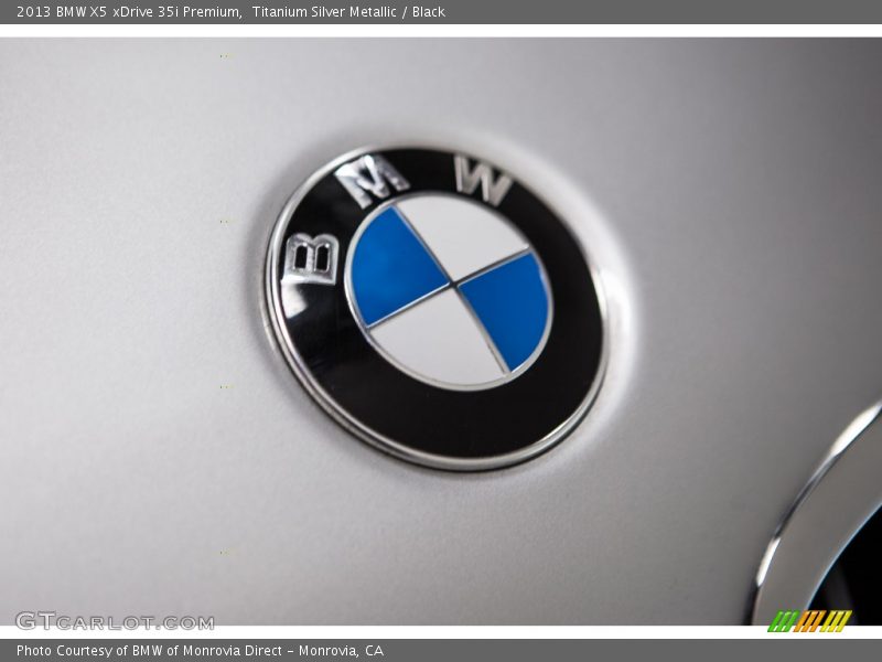 Titanium Silver Metallic / Black 2013 BMW X5 xDrive 35i Premium