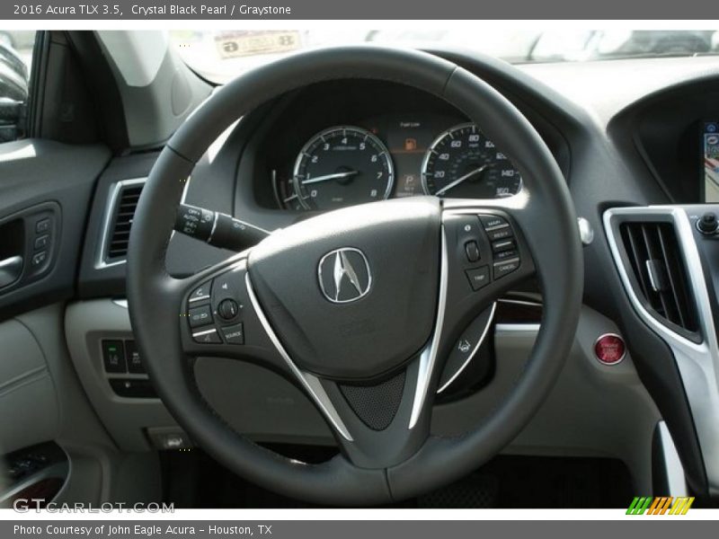 Crystal Black Pearl / Graystone 2016 Acura TLX 3.5