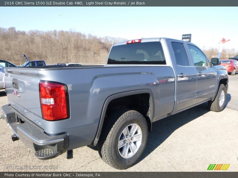  2016 Sierra 1500 SLE Double Cab 4WD Light Steel Gray Metallic