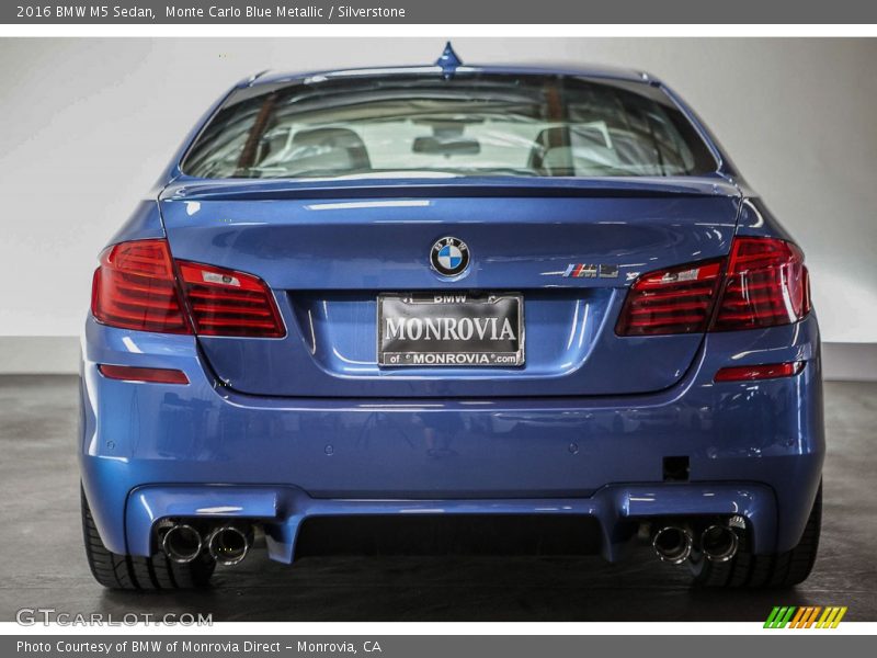 Monte Carlo Blue Metallic / Silverstone 2016 BMW M5 Sedan