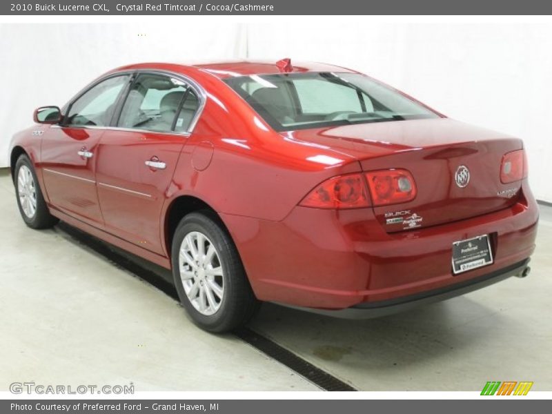 Crystal Red Tintcoat / Cocoa/Cashmere 2010 Buick Lucerne CXL