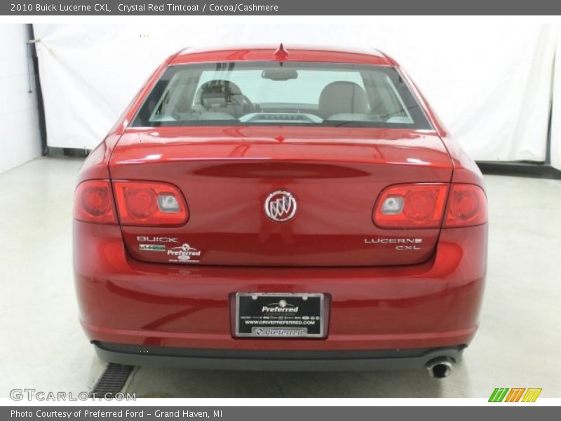 Crystal Red Tintcoat / Cocoa/Cashmere 2010 Buick Lucerne CXL