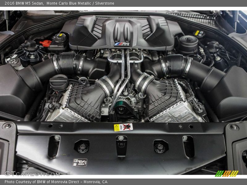  2016 M5 Sedan Engine - 4.4 Liter M DI TwinPower Turbocharged DOHC 32-Valve VVT V8