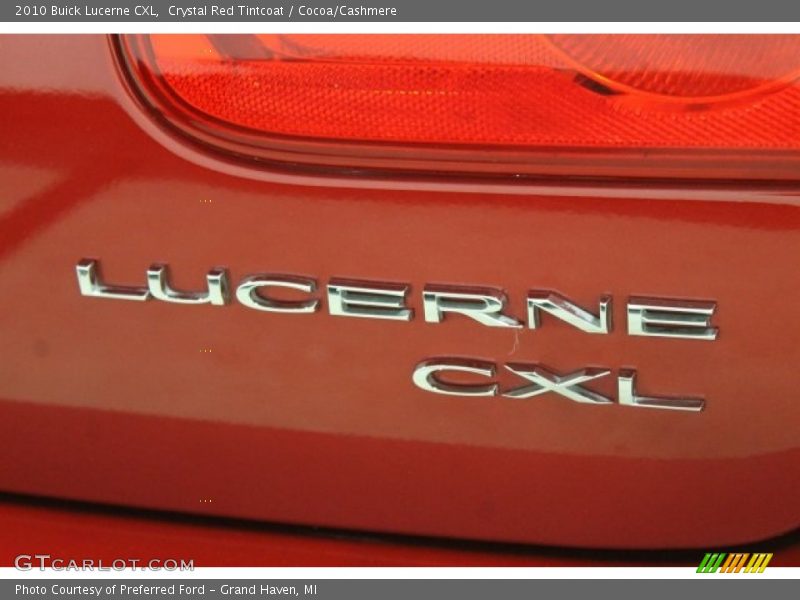Crystal Red Tintcoat / Cocoa/Cashmere 2010 Buick Lucerne CXL
