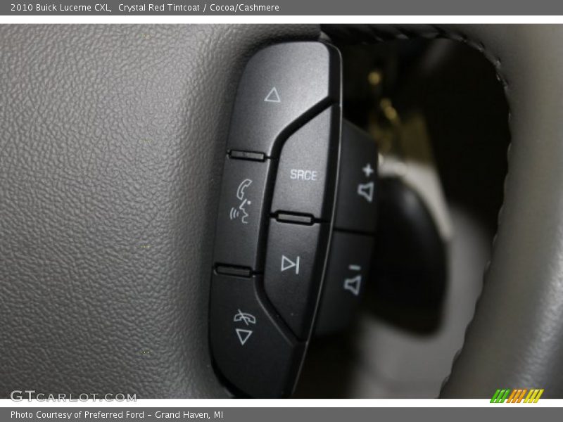 Crystal Red Tintcoat / Cocoa/Cashmere 2010 Buick Lucerne CXL
