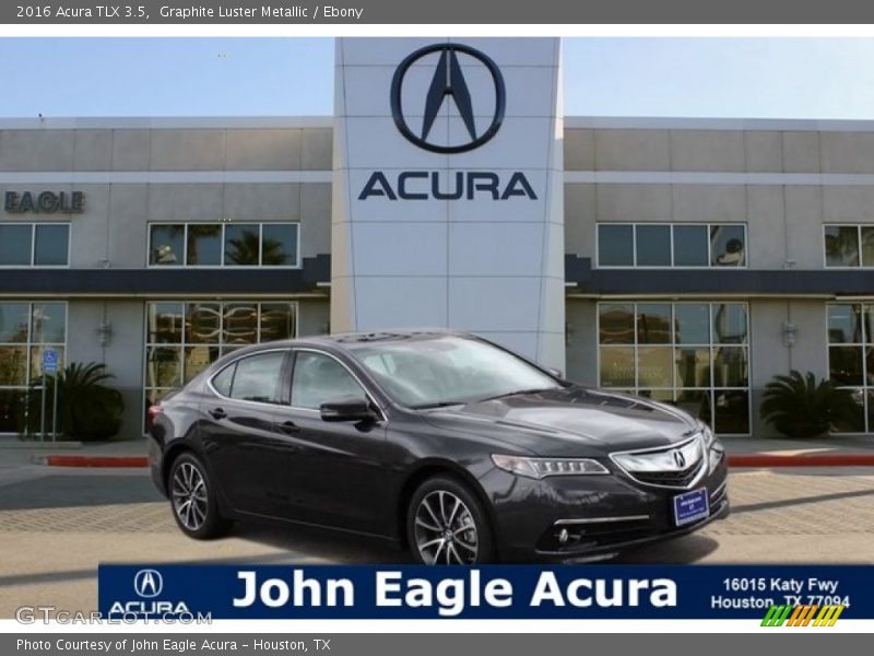 Graphite Luster Metallic / Ebony 2016 Acura TLX 3.5