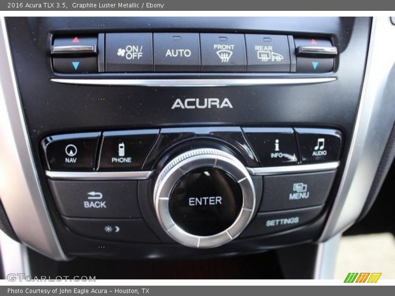 Graphite Luster Metallic / Ebony 2016 Acura TLX 3.5