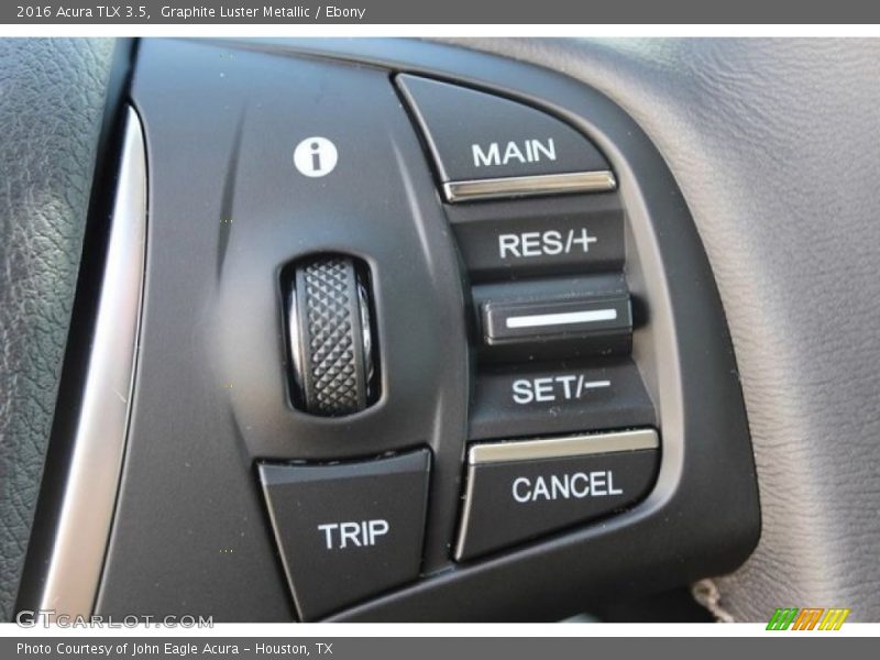 Graphite Luster Metallic / Ebony 2016 Acura TLX 3.5