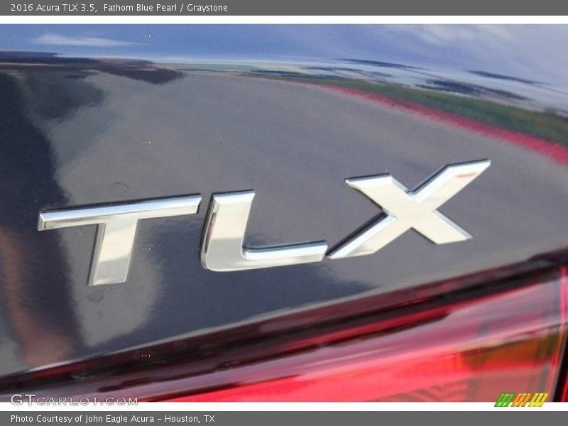 Fathom Blue Pearl / Graystone 2016 Acura TLX 3.5