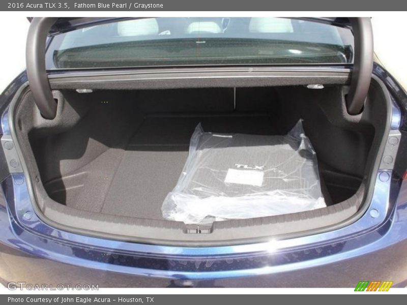 Fathom Blue Pearl / Graystone 2016 Acura TLX 3.5