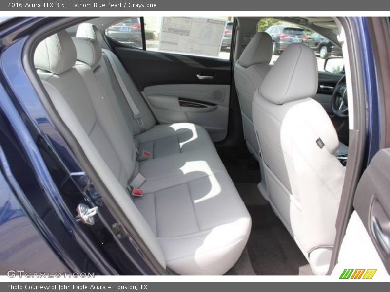 Fathom Blue Pearl / Graystone 2016 Acura TLX 3.5
