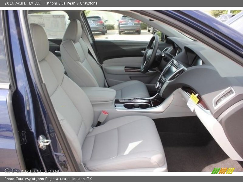 Fathom Blue Pearl / Graystone 2016 Acura TLX 3.5