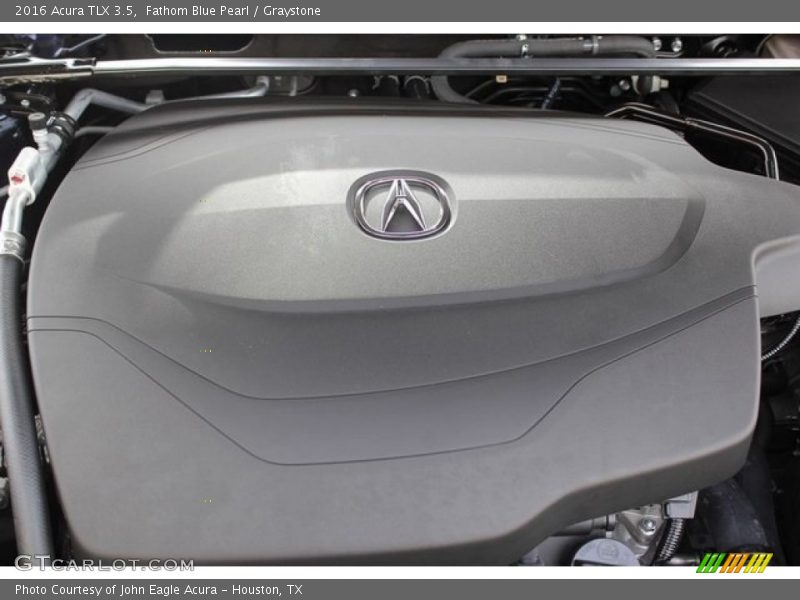 Fathom Blue Pearl / Graystone 2016 Acura TLX 3.5