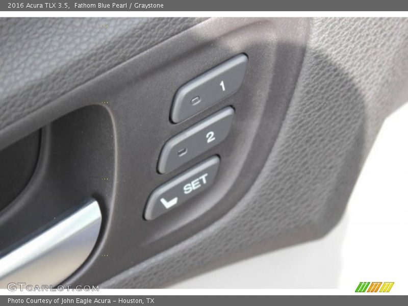 Fathom Blue Pearl / Graystone 2016 Acura TLX 3.5