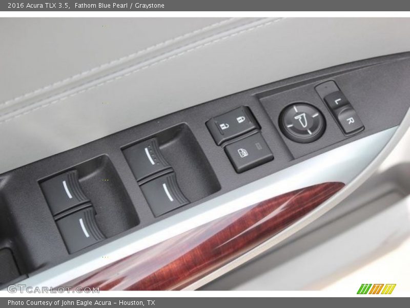 Fathom Blue Pearl / Graystone 2016 Acura TLX 3.5