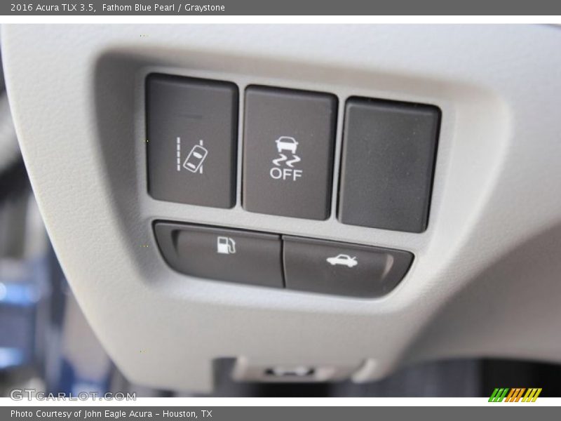 Fathom Blue Pearl / Graystone 2016 Acura TLX 3.5