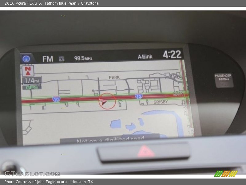 Fathom Blue Pearl / Graystone 2016 Acura TLX 3.5