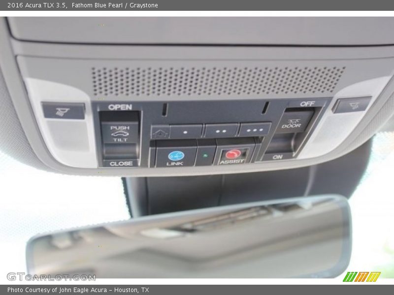 Fathom Blue Pearl / Graystone 2016 Acura TLX 3.5