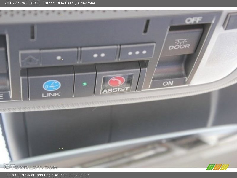 Fathom Blue Pearl / Graystone 2016 Acura TLX 3.5