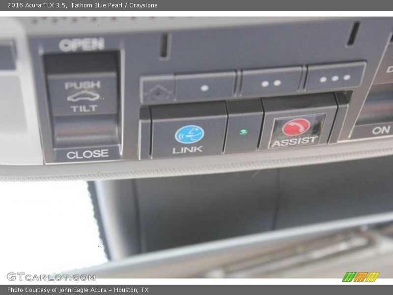 Fathom Blue Pearl / Graystone 2016 Acura TLX 3.5