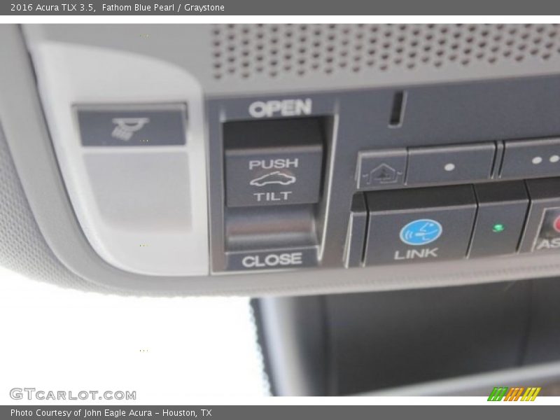 Fathom Blue Pearl / Graystone 2016 Acura TLX 3.5