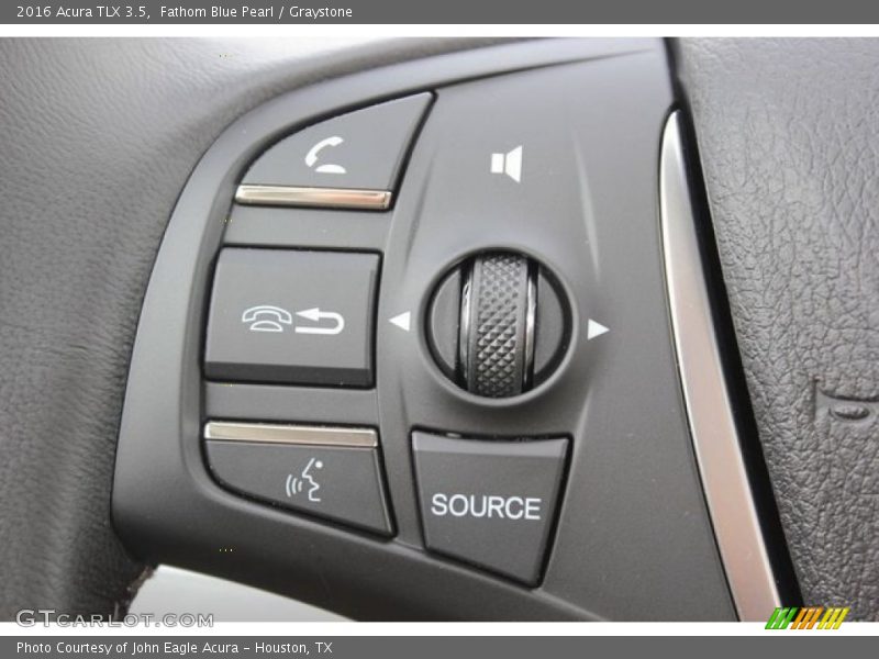 Fathom Blue Pearl / Graystone 2016 Acura TLX 3.5