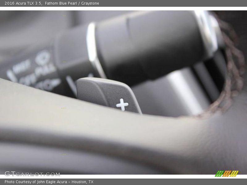 Fathom Blue Pearl / Graystone 2016 Acura TLX 3.5