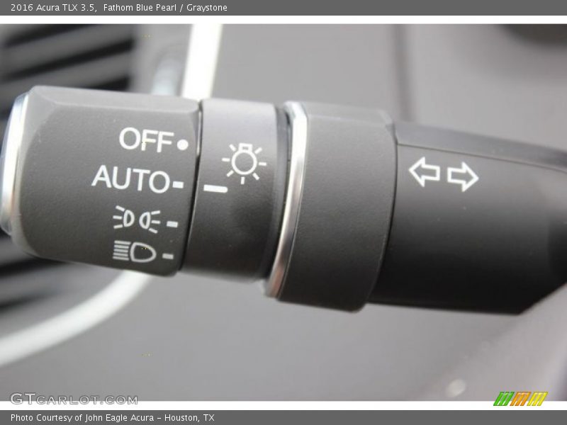 Fathom Blue Pearl / Graystone 2016 Acura TLX 3.5