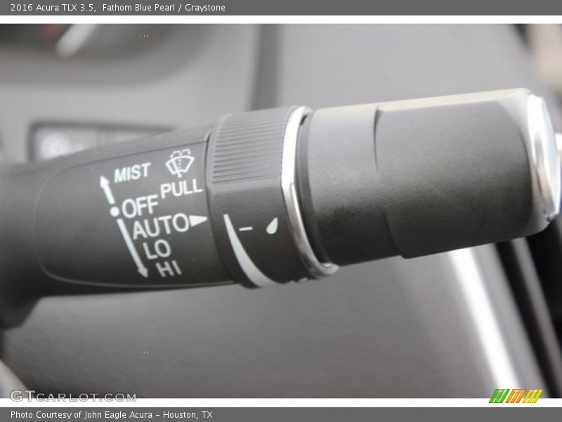 Fathom Blue Pearl / Graystone 2016 Acura TLX 3.5