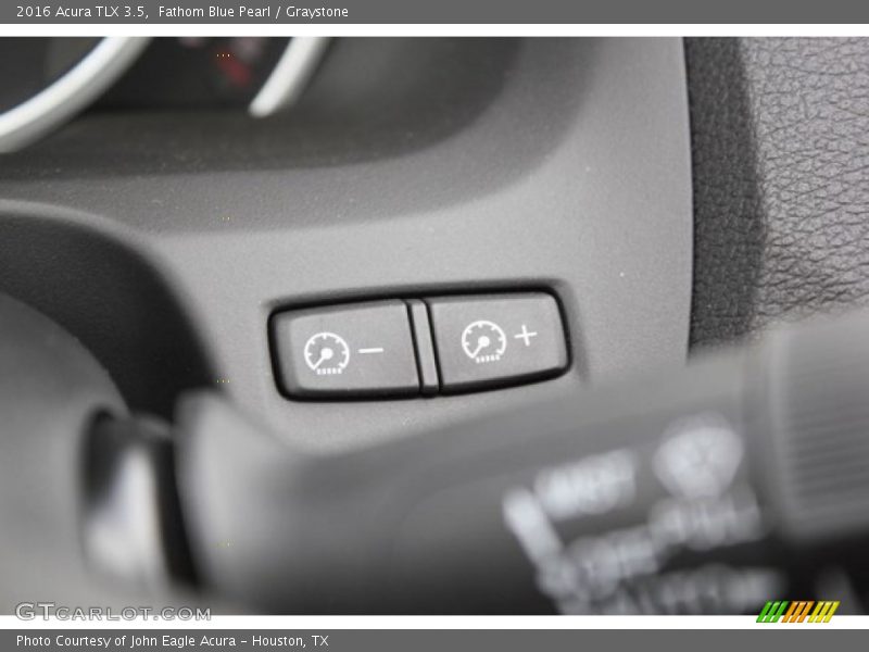 Fathom Blue Pearl / Graystone 2016 Acura TLX 3.5