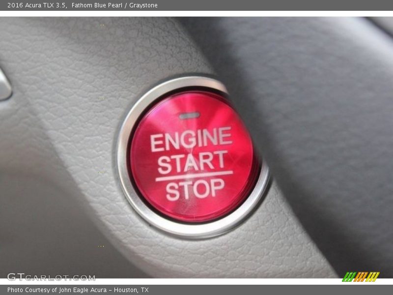 Fathom Blue Pearl / Graystone 2016 Acura TLX 3.5