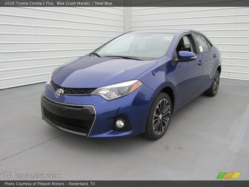 Blue Crush Metallic / Steel Blue 2016 Toyota Corolla S Plus