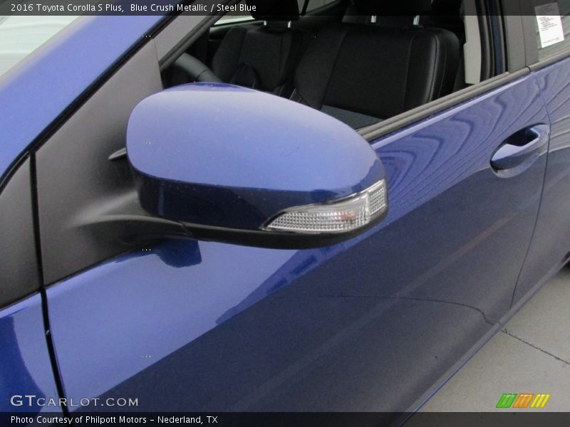 Blue Crush Metallic / Steel Blue 2016 Toyota Corolla S Plus
