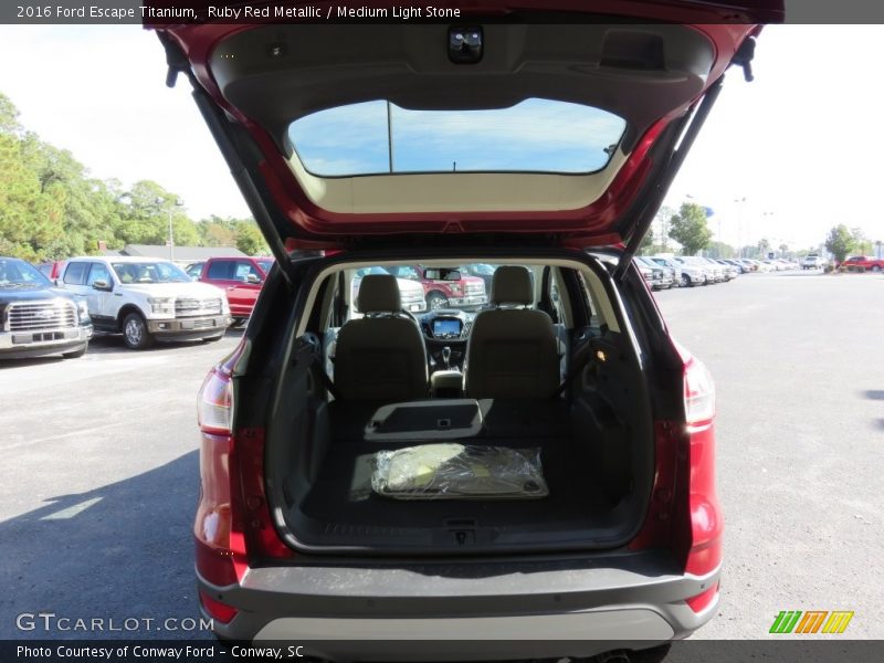 Ruby Red Metallic / Medium Light Stone 2016 Ford Escape Titanium