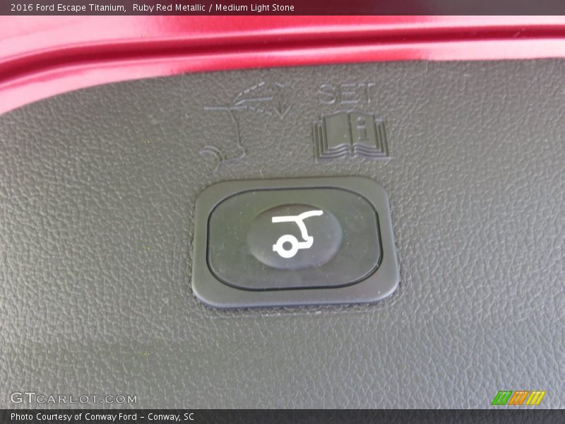 Ruby Red Metallic / Medium Light Stone 2016 Ford Escape Titanium