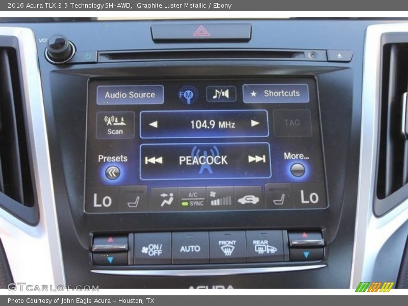 Graphite Luster Metallic / Ebony 2016 Acura TLX 3.5 Technology SH-AWD