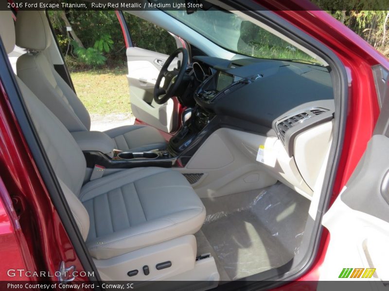 Ruby Red Metallic / Medium Light Stone 2016 Ford Escape Titanium