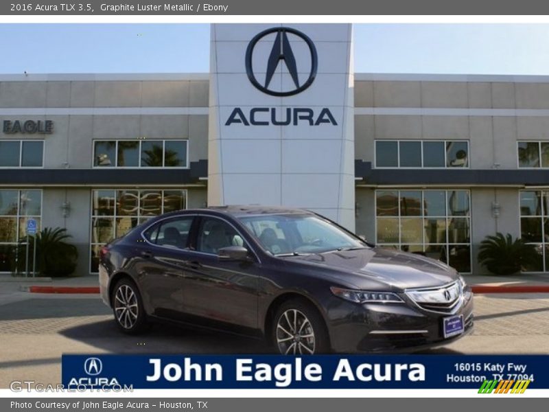 Graphite Luster Metallic / Ebony 2016 Acura TLX 3.5