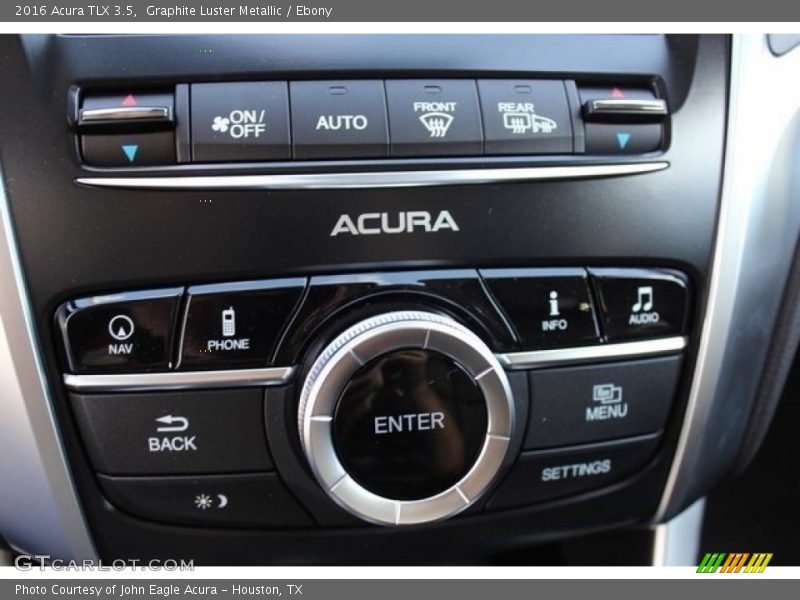 Graphite Luster Metallic / Ebony 2016 Acura TLX 3.5