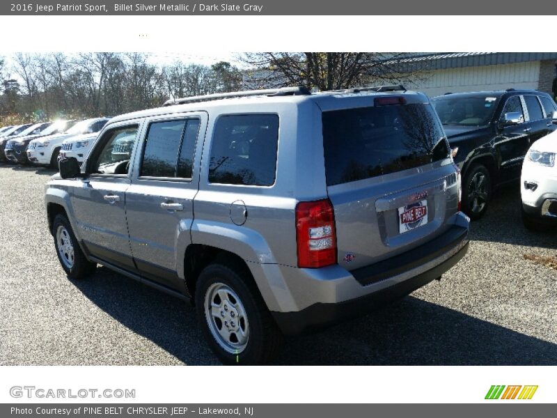 Billet Silver Metallic / Dark Slate Gray 2016 Jeep Patriot Sport