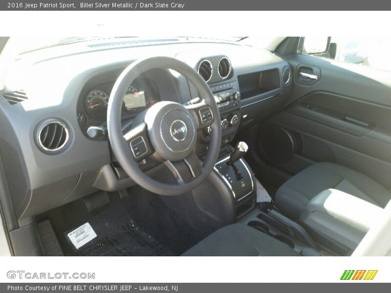 Billet Silver Metallic / Dark Slate Gray 2016 Jeep Patriot Sport
