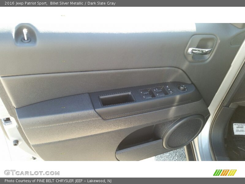 Billet Silver Metallic / Dark Slate Gray 2016 Jeep Patriot Sport